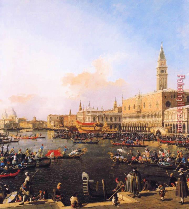 Canaletto Venice, Bacino Di San Marco on Ascension Day